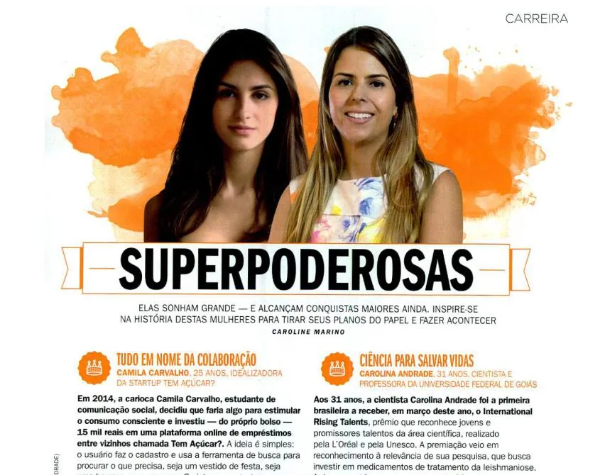 Exame feature about the award