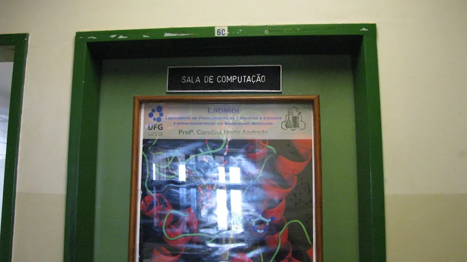 Entrance to the first LabMol computing room