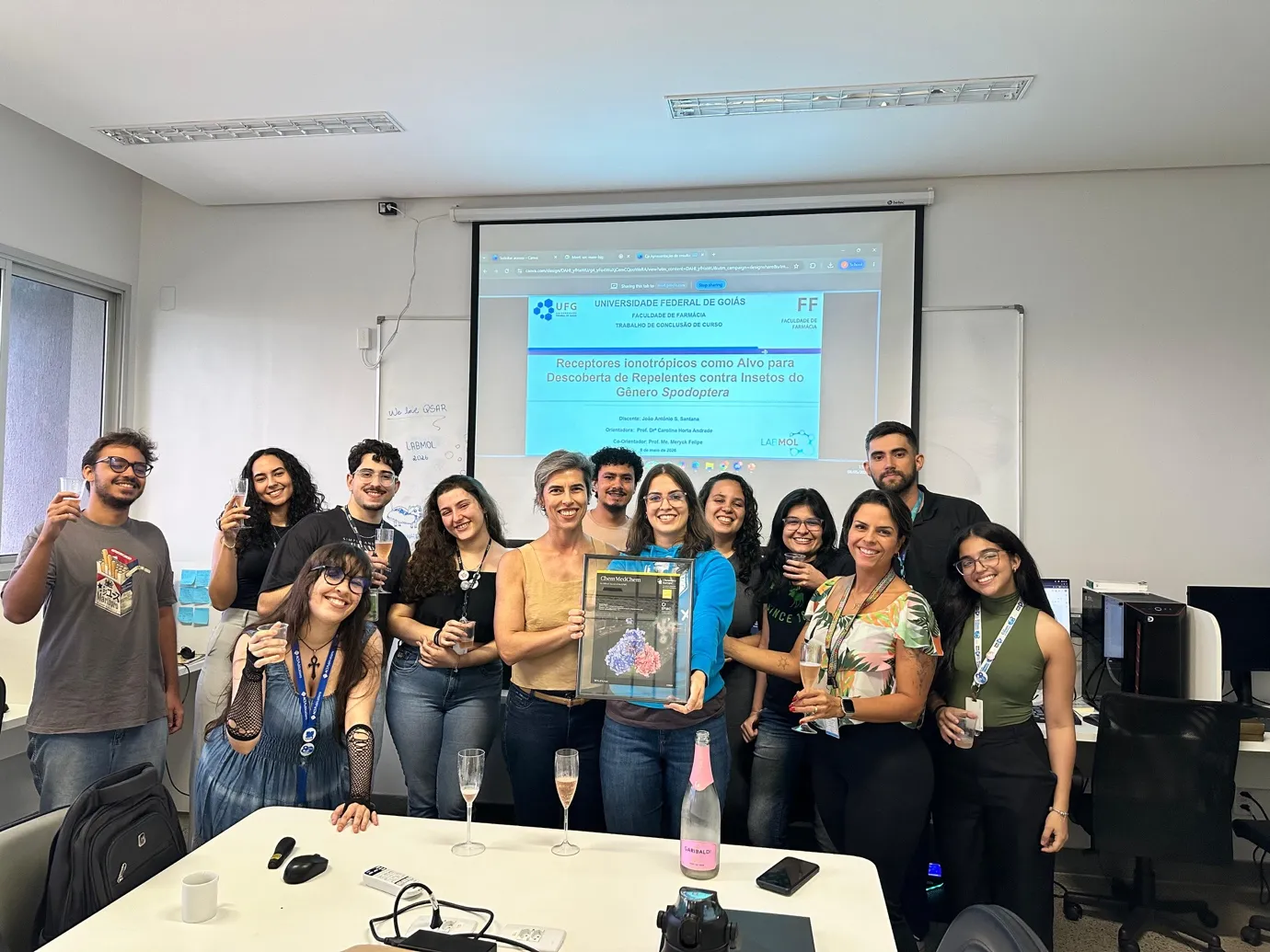 LabMol team celebration